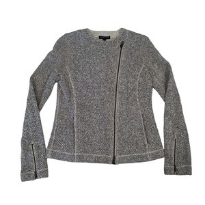 ✨2/$25 Eileen Fisher~Organic Cotton~Twisted Terry~Moto Jacket~Double Zipper~PP